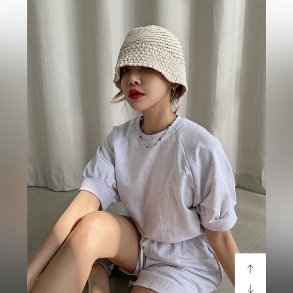 Stylenanda Raglan sleeve t shirt and shorts set - Picture 10 of 16